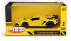 Daffi, MSZ, Lamborghini Aventador SVJ, pojazd, model metalowy, żółty, 5"