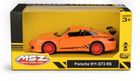 Daffi, MSZ, Porsche 911 GT3 RS, pojazd, model metalowy, pomarańczowy, 5"