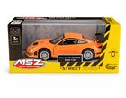 Daffi, MSZ, Porsche 911 GT3 RSR, pojazd, model metalowy, pomarańczowy, 1:32