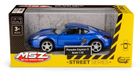 Daffi, MSZ, Porsche Cayman S, pojazd, model metalowy, niebieski, 1:32