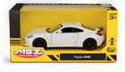 Daffi, MSZ, Toyota GR86, pojazd, model metalowy, biały, 5"