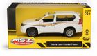 Daffi, MSZ, Toyota Land Cruiser Prado, pojazd, model metalowy, biały, 5"