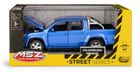 Daffi, MSZ, Volkswagen Amarok, pojazd, model metalowy, niebieski, 1:30