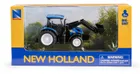 Daffi, New Holland, traktor z łopatą, pojazd rolniczy, model metalowy