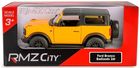 Daffi, RMZ City, Ford Bronco Badlands 2023 Hard Top, pojazd, model metalowy, żółty, 1:32