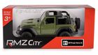 Daffi, RMZ City, Jeep Wrangler Rubicon 2021, Convertible, pojazd, model metalowy, zielony, 1:35