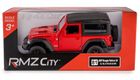 Daffi, RMZ City, Jeep Wrangler Rubicon 2021 Soft Top, pojazd, model metalowy, czerwony, 1:32