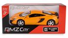 Daffi, RMZ City, McLaren 650S, pojazd, model metalowy, pomarańczowy