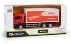 Daffi, RMZ City, Scania fliegl dostawczy, pojazd, model metalowy, 1:64