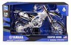 Daffi, Yamaha YZ450F Star Racing Team Bike 2022 Rider: Cooper Webb No.2, motocykl, model metalowy, 1:6