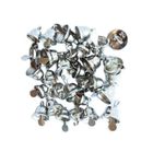 Dalprint, dzwoneczki metalowe, srebrne, 30 szt.