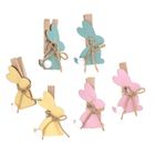 Dalprint, klamerki drewniane, króliczki, 4.8 cm, 6 szt.