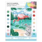Dalprint, malowania po numerach, Tropical flamingo