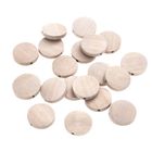 Dalprint, monetki, koraliki drewniane, 20 mm, 20 szt.