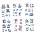 Dalprint, naklejki połyskujące PET, Wróżki blue stardust