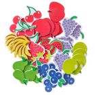 Dalprint, naklejki z pianki, owoce, 45 szt.