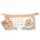 Dalprint, piórnik saszetka, transparentny, Kapibara