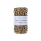 Dalprint, sznurek papierowy z drucikiem, 25m złoty