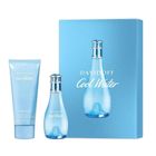 Davidoff, Cool Water Woman, zestaw: woda toaletowa, spray, 30 ml + balsam do ciała, 75 ml