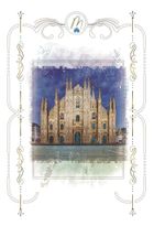 DaVinci, karnet z kopertą, Katedra Duomo Mediolan, 12-18 cm