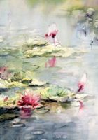 DaVinci, karnet z kopertą, Lilia wodna, 12-18 cm