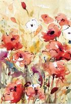 DaVinci, karnet z kopertą, Maki, 12-18 cm