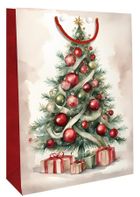 DaVinci, torebka ozdobna, choinka czerwona, duża
