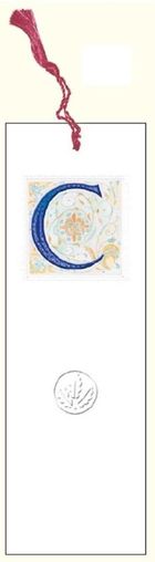 Davinci, zakładka do książki z anagramem, Litera C