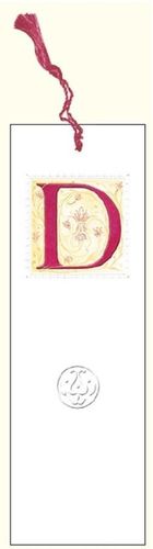 Davinci, zakładka do książki z anagramem, Litera D