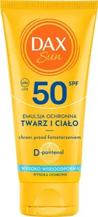 Dax Sun, Travel, emulsja ochronna do twarzy i ciała, SPF 50, 50 ml