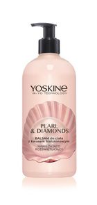 Dax, Yoskine Pearl & Diamonds, balsam do ciała z kwasem hialuronowym nawilżająco rozświetlający, 400 ml