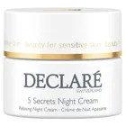 Declare, Stress Balance 5 Secrets Night Cream, nawilżający krem do twarzy na noc, 50 ml