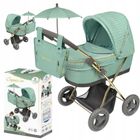 Decuevas, głęboki wózek dla lalek z torbą i parasolką, Capriccio