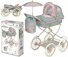 Decuevas, głęboki wózek dla lalek z torbą i parasolką, Provence