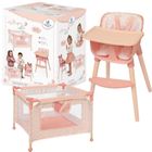 Decuevas, krzesełko do karmienia i łóżeczko dla lalek 2w1