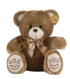 Deef, miś siedzący z kokardą, maskotka, 33 cm