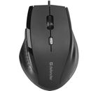 Defender, Accura Optical, mysz przewodowa, 1600dpi, MM-362, czarna