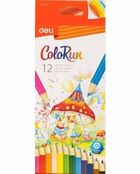 Deli, ColoRun, kredki ołówkowe, 12 kolorów