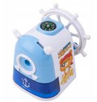 Deli, temperówka ręczna na korbkę, Boats, niebieska, 1 szt.