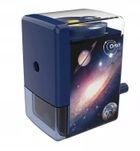 Deli, temperówka ręczna na korbkę, Orbit, niebieska, 1 szt.