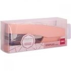 Deli, zszywacz 24/6, 26/6, 25 kartek, różowy