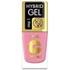 Delia, Coral Hybrid Gel, lakier hybrydowy do paznokci, 101 sweet candy, 11 ml