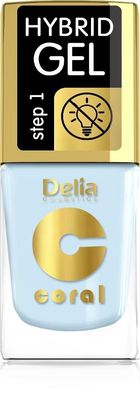Delia Cosmetics, Coral Hybrid Gel, lakier do paznokci, 140, 11 ml