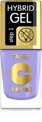 Delia Cosmetics, Coral Hybrid Gel, lakier do paznokci, 142, 11 ml