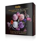 Delia Cosmetics, musujące kule do kąpieli, kwiatowy zapach, 4-100g