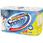Der Waschkönig, Almusso spongy, papier toaletowy 2-warstowy, megapack, 24 rolki