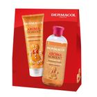 Dermacol, Aroma Moment Gingerbread Cookies, zestaw: żel pod prysznic, 250 ml + płyn do kąpieli, 500 ml