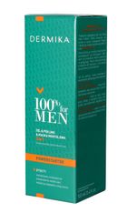 Dermika, 100% for Men, żel, peeling, maska mentolowa 3w1, 100 ml