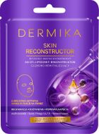 Dermika, Skin Reconstructor, wysoko skoncentrowany multi-lipidowy rekonstruktor głęboko rewitalizujący, luksusowa aktywna maska w płacie na twarz