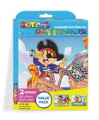 Diamond Dotz by number, diamentowa mozaika, A'hoy pirates, 2 obrazki